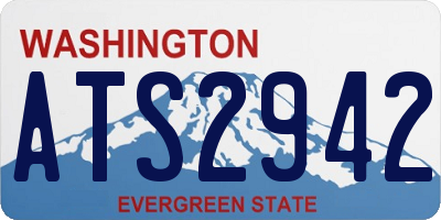 WA license plate ATS2942