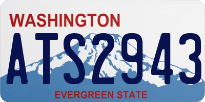 WA license plate ATS2943