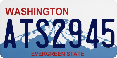 WA license plate ATS2945