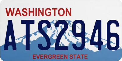 WA license plate ATS2946