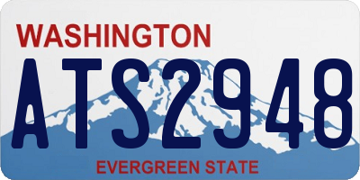 WA license plate ATS2948