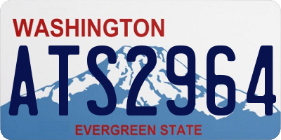WA license plate ATS2964