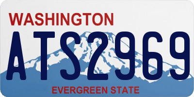 WA license plate ATS2969