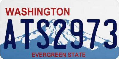 WA license plate ATS2973