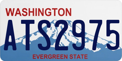 WA license plate ATS2975