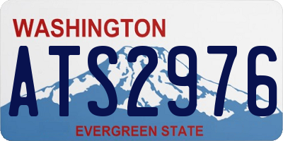 WA license plate ATS2976