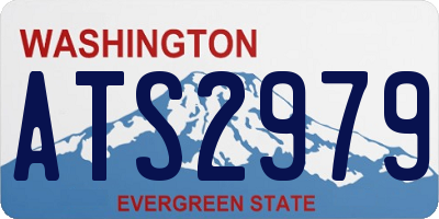 WA license plate ATS2979