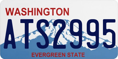WA license plate ATS2995