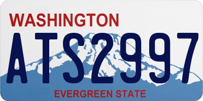 WA license plate ATS2997
