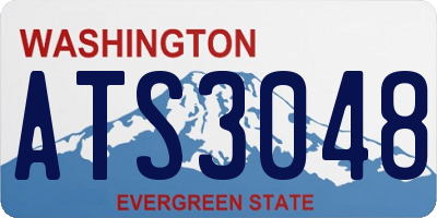 WA license plate ATS3048