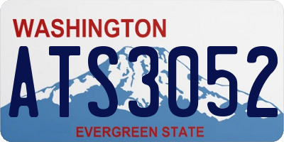 WA license plate ATS3052