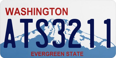 WA license plate ATS3211
