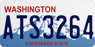 WA license plate ATS3264