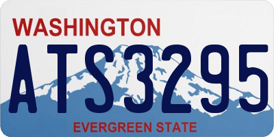 WA license plate ATS3295