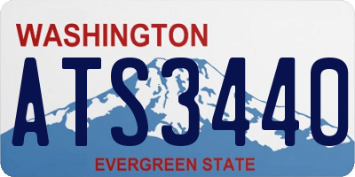WA license plate ATS3440