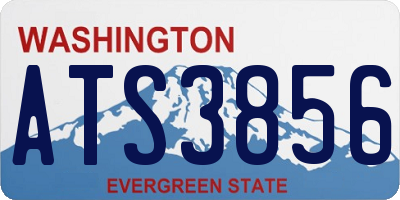 WA license plate ATS3856