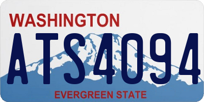 WA license plate ATS4094