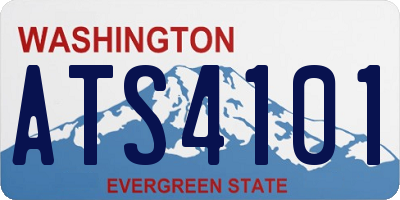 WA license plate ATS4101