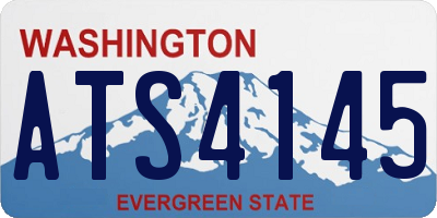 WA license plate ATS4145