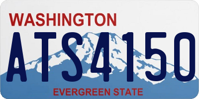 WA license plate ATS4150
