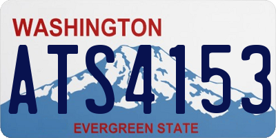WA license plate ATS4153