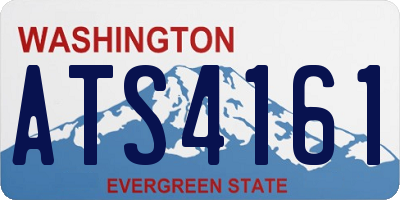 WA license plate ATS4161
