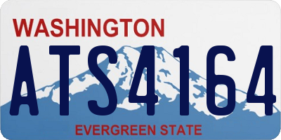 WA license plate ATS4164