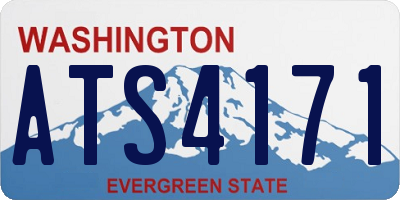 WA license plate ATS4171