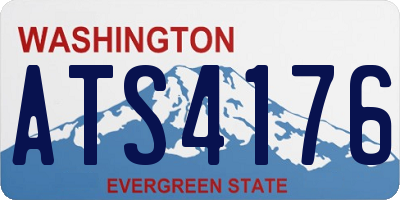 WA license plate ATS4176