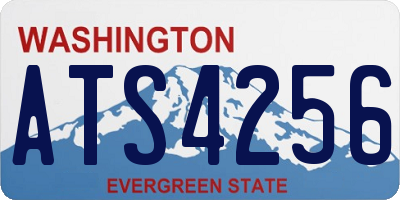 WA license plate ATS4256