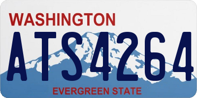 WA license plate ATS4264