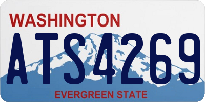 WA license plate ATS4269