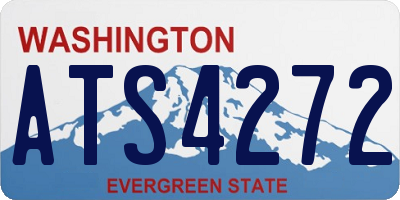 WA license plate ATS4272
