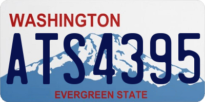 WA license plate ATS4395