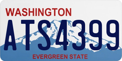WA license plate ATS4399