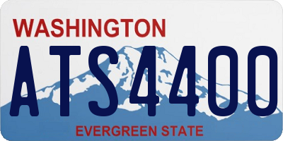 WA license plate ATS4400