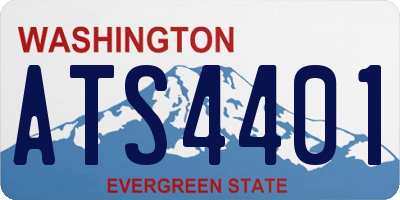 WA license plate ATS4401