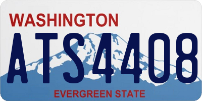 WA license plate ATS4408