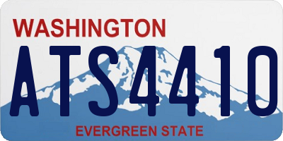 WA license plate ATS4410
