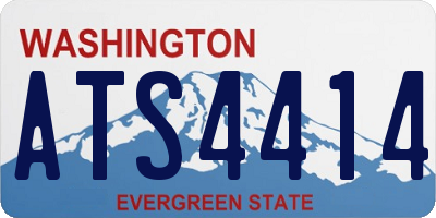 WA license plate ATS4414
