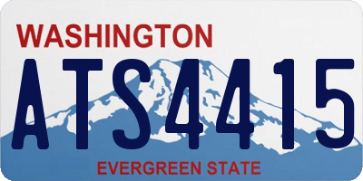 WA license plate ATS4415