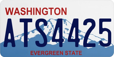 WA license plate ATS4425