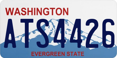 WA license plate ATS4426