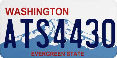 WA license plate ATS4430