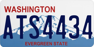 WA license plate ATS4434