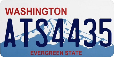 WA license plate ATS4435