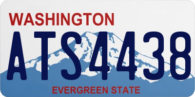 WA license plate ATS4438