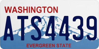 WA license plate ATS4439