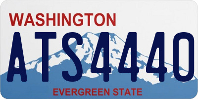 WA license plate ATS4440