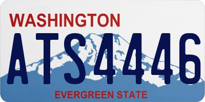 WA license plate ATS4446